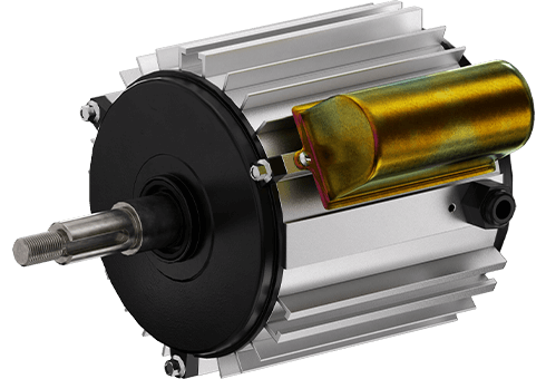 單相三滑槽冷風機電機